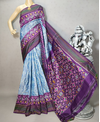 PRIHIDSS4V23BSCD27- Ikat silk saree