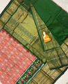 PGMRKBRS4D16FSCD38- Kanchi border Ikat silk saree