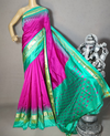 PRKSILWS4V14XZDC10- light weight Ikat silk saree