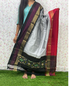 PSDHISDP4S23ZBCD56- Ikat silk dupatta