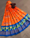 PGMRMSLG4V22EEDC13- Medium Size Ikat Silk Lehenga