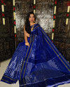 PSSIIDSS4S27TCDD20- Ikat silk saree