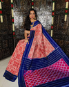 PSSIIDSS4S27TCDD21- Ikat silk saree