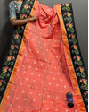 PMICIDSS4O01TBDC01- Ikat silk saree