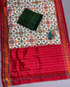 PSSISDST4V30FSCD41- Ikat Silk dupatta with Ikat sico top