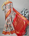 PRIHIDSS4D13NCDD13- Ikat silk saree