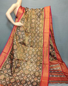 PUSNFTHS4D14NTDC15- Full tissue Ikat silk saree