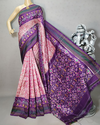 PRIHIDSS4D30BSCD13- Ikat silk saree