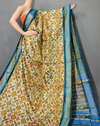 PUSNFTHS4D14NTDC03- Full tissue Ikat silk saree