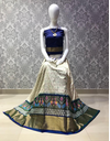 PLXHFSLG4V29SZCC15- Free Size Ikat Silk Lehenga