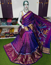 PSRGIDSS4D26BSDD37- Ikat silk saree