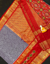 PGMRKBRS4D31FSCD54- Kanchi border Ikat silk saree