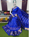 PSRGIDSS5J24BSCD10- Ikat silk saree