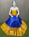 PSRGFSLG4V04SZCD18- Free Size Ikat Silk Lehenga