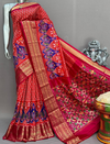 PSNTKBIP4D28CSCC23- Kanchi border Ikat silk saree