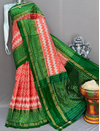 PSNTIDSS5J08TSCC04- Ikat silk saree