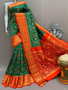 PSNTIDSS4O26CECD06- Ikat silk saree