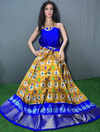 PGMRFSLG4V13SZDC21- Free Size Ikat Silk Lehenga