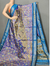 PUSNFTHS5J11NTCD07- Full tissue Ikat silk saree