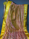 PGMRIDSS4L01BNDC06- Ikat silk saree