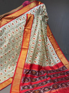 PGMRIDSS4G06NDDC28- Ikat silk saree