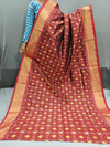 PGMRIDSS4G08BDCD16- Ikat silk saree