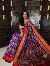 PGLNIDSS4G14BSDD08- Ikat silk saree