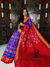 PGLNIDSS4G14BSDD09- Ikat silk saree