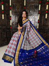 PGLNIDSS4G14BSDD26- Ikat silk saree