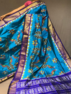 PGMRIDSS4G14NCDC06- Ikat silk saree