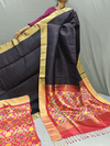 PGMRIDSS4G14XSDD07-  Ikat Dupion silk saree