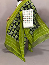 PSSIC2PS4S17ZFCD01- Double Ikat Cotton dupatta & Top