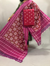 PSSIC2PS4S17ZFCD38- Double Ikat Cotton dupatta & Top