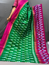 PGMRILWS4S20XCDC22- light weight Ikat silk saree