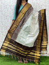 PSDHISDP4S23ZBCD11- Ikat silk dupatta