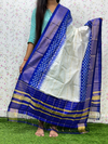 PSDHISDP4S23ZBCD16- Ikat silk dupatta