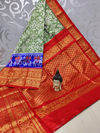 PSVHKBRS4S21FSCD15- Kanchi border Ikat silk saree