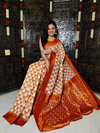 PRKSILWS4S24SZDC19- light weight Ikat silk saree