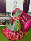 PSRGIDSS4S25BSDD39- Ikat silk saree