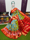 PSRGIDSS4S28BSDC06- Ikat silk saree