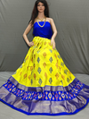 PGMRFSLG4O10SZDC19- Free Size Ikat Silk Lehenga