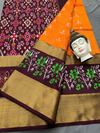 PSDHIDSS4O09BXDD01- Ikat silk saree