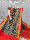 PSPHIDSS4O09BECD07- Ikat silk saree