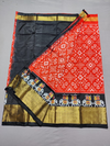 PSSIFSLG4O09SZCD47- Free Size Ikat Silk Lehenga