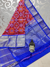 PSPHKBRS4O15FSDC03- Kanchi border Ikat silk saree