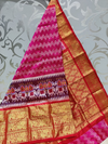 PSPHKBRS4O15FSDC07- Kanchi border Ikat silk saree