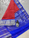 PSPHKBRS4O15FSDC13- Kanchi border Ikat silk saree