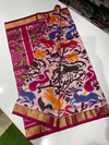 PLXHIDSS4O21ZZDD03- Ikat silk saree