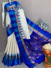 PSNTIDSS4O22BSDD04- Ikat silk saree