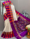 PSNTIDSS4O22BSDD11- Ikat silk saree